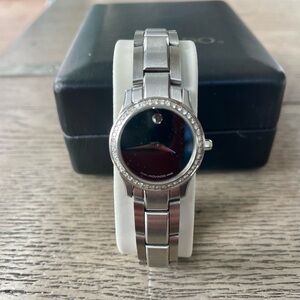 Movado Watch Box with White Interior